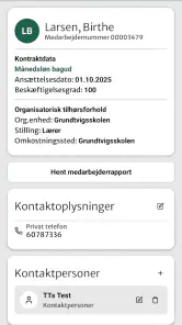 KMD Opus Medarbejder screenshot