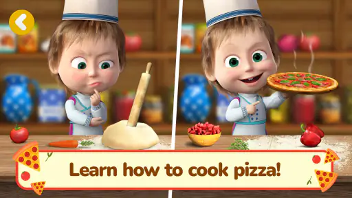 Masha og Bjørnen: Pizza screenshot