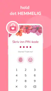 Menstruasjonskalender screenshot