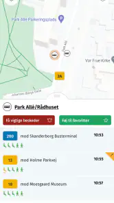 Midttrafik live screenshot