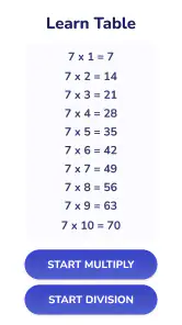 Multiplication Games Math quiz screenshot