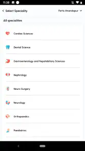 myFortis screenshot
