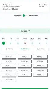 myFortis screenshot