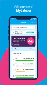 MyLebara optankning screenshot