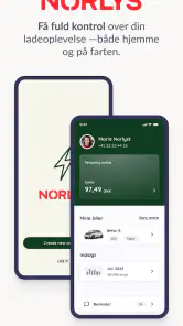 Norlys Opladning screenshot