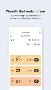 Panasonic Comfort Cloud screenshot