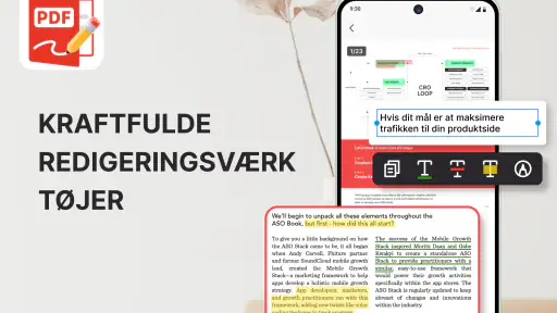 PDF Læser & PDF Editor screenshot