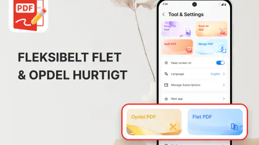 PDF Læser & PDF Editor screenshot