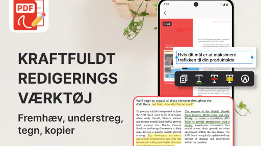 PDF-læser & PDF-fremviser screenshot