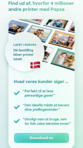 Popsa | Print dine billeder screenshot