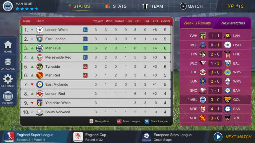 Pro League Soccer screenshot