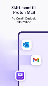 Proton Mail: Krypteret e-mail screenshot