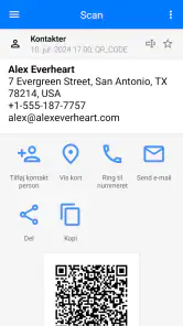 QR- & Stregkodescanner screenshot