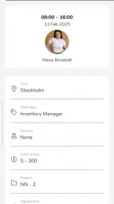 Quinyx Mobile screenshot