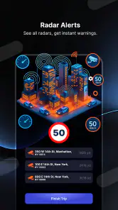 Radar GO-X: HUD, GPS, kort screenshot