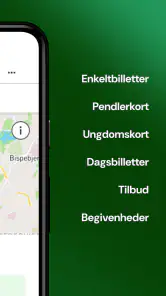 Rejsebillet screenshot