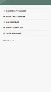 Rejseklar screenshot