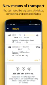 Rejseplan screenshot