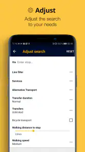 Rejseplan screenshot