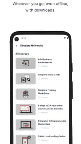 Simplero screenshot