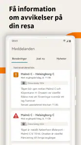 Skånetrafiken screenshot