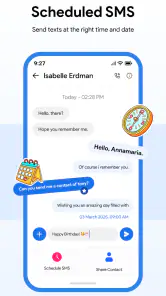 SMS-beskeder screenshot