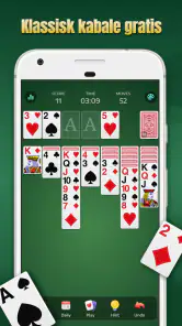 Solitaire kortspil screenshot