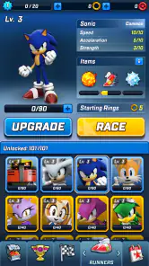 Sonic Forces: PvP-løb screenshot
