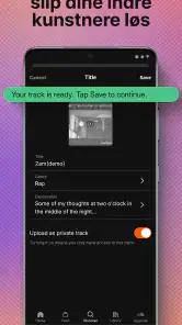 SoundCloud - Musik og Lyd screenshot