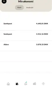 Sparekassen Danmark Mobilbank screenshot