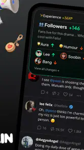 status - sims but social media screenshot
