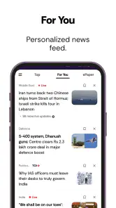 TOI Breaking News App & ePaper screenshot