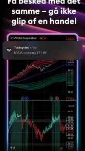 TradingView - Aktier og Krypto screenshot