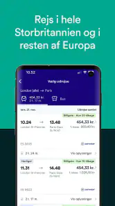 Trainline: Togrejser i Europa screenshot