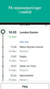 Trainline: Togrejser i Europa screenshot