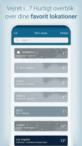 Vejr & Radar screenshot