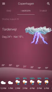 Vejret Danmark screenshot