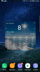 Vejrudsigt screenshot