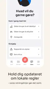 Voi – udlejning af el-løbehjul screenshot