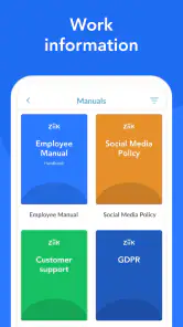 Ziik - Intranet Software screenshot