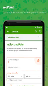 zooplus -foder til dit kæledyr screenshot