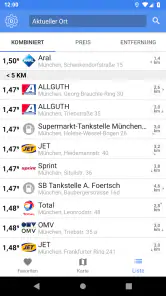 1-2-3 Tanken - Benzinpreise screenshot