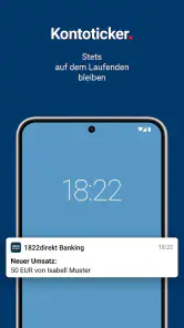 1822direkt Banking screenshot