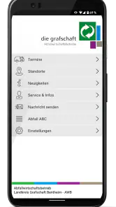 Abfallapp Landkreis Grafschaft screenshot