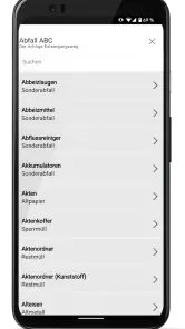 Abfallapp Landkreis Grafschaft screenshot