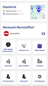 abfallApp MEG screenshot