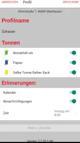 abfallApp Oberhausen screenshot