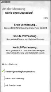 AchsBoxPro Achsvermessung screenshot