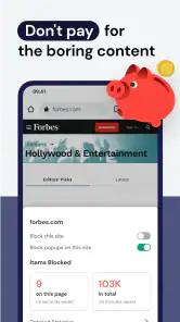 Ad blocker Browser Stands screenshot