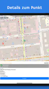 AED-Karte - Defibrillatoren screenshot